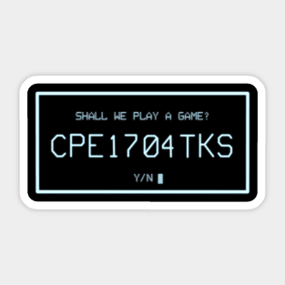 CPE1704TKS Sticker